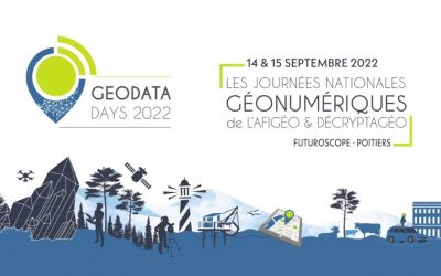 Du 14 au 15 Septembre 2022 à Poitiers (Futuroscope), se sont déroulés les GEODATADAYS, journées nationales géonumériques de l’AFIGEO et DECRYPTAGEO